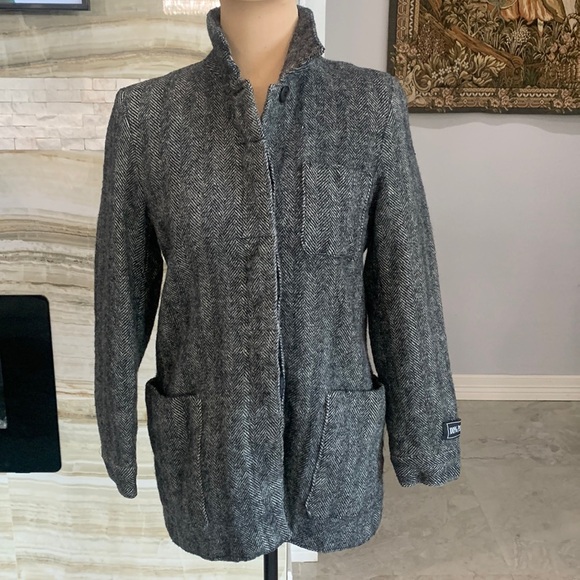 Harve Bernard‎ 100% Wool Jacket/ Coat Blazer. Size M - Picture 1 of 11